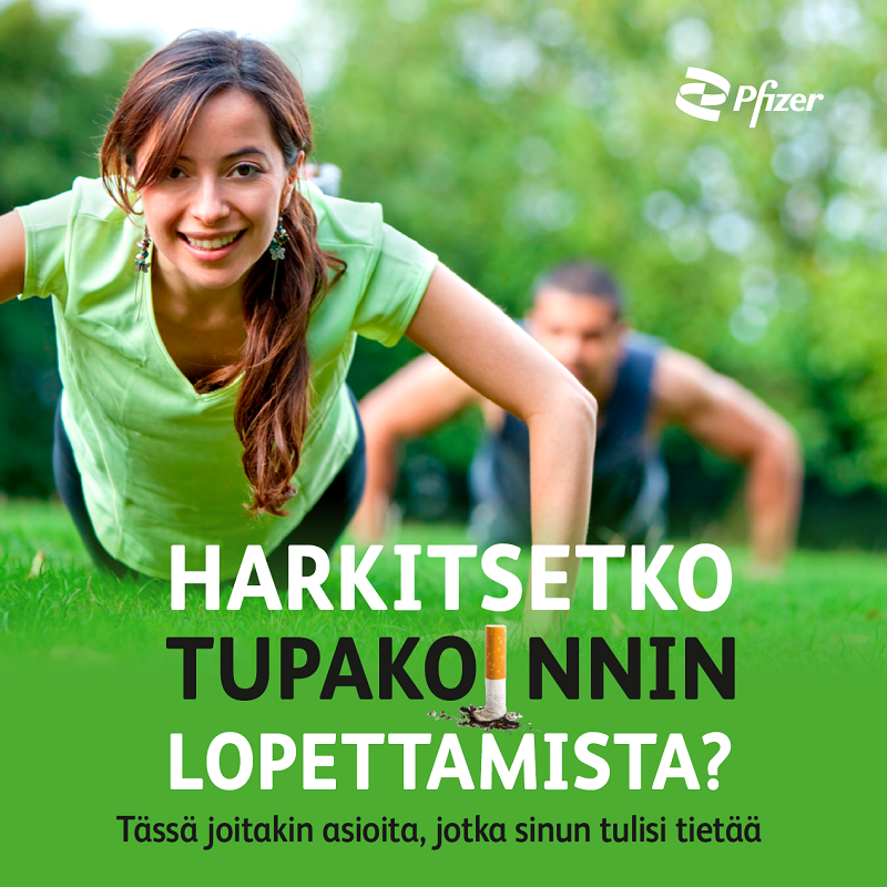 Harkitsetko tupakoinnin lopettamista?